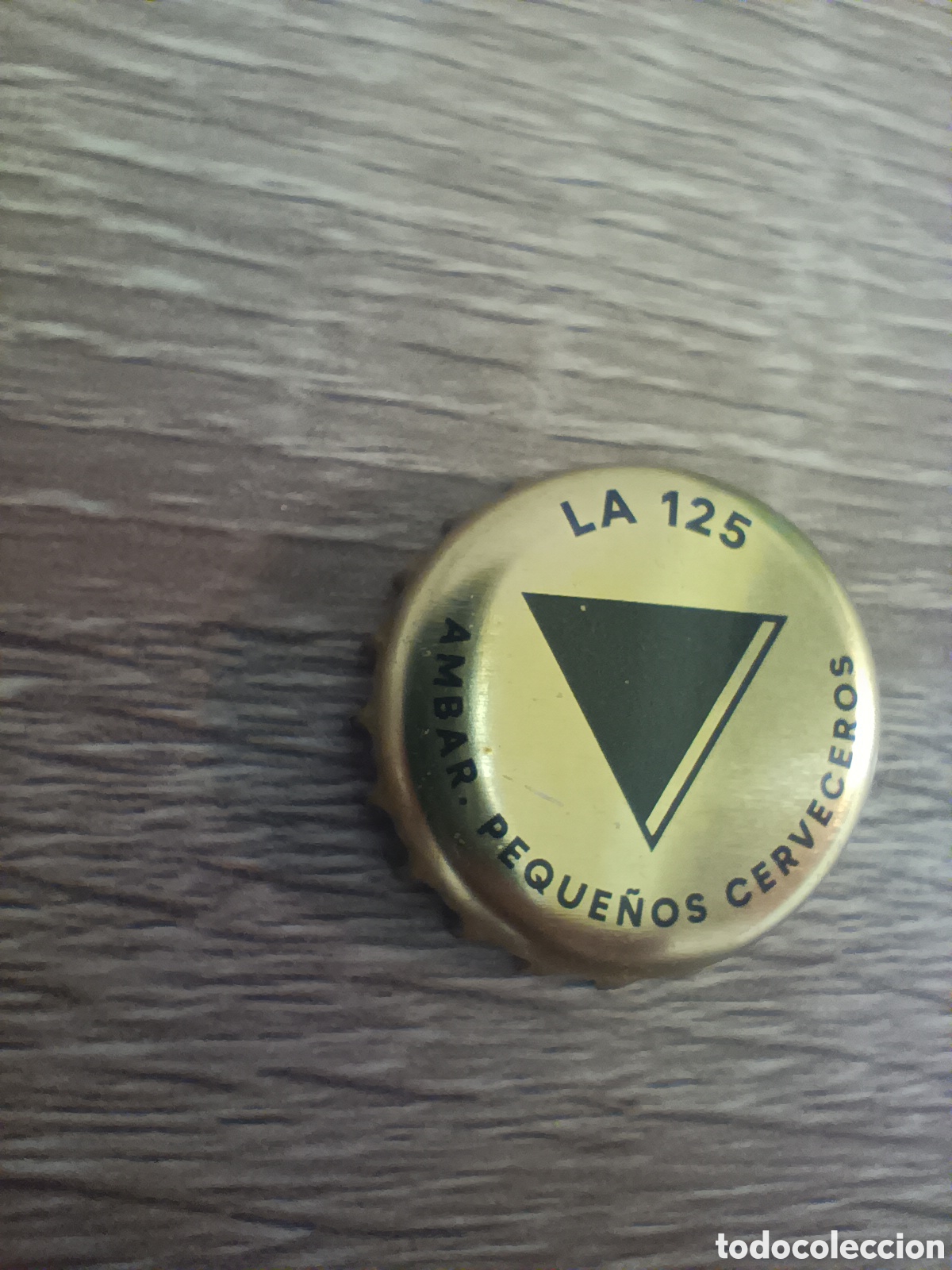 Coleccionismo de cervezas: CHAPA TAPON CORONA DE CERVEZA AMBAR LA 125
