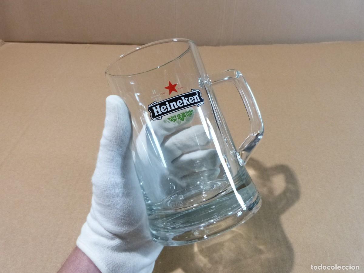 Coleccionismo de cervezas: Jarra vaso cerveza HEINEKEN 50 CL Trade Mark Premium Quality