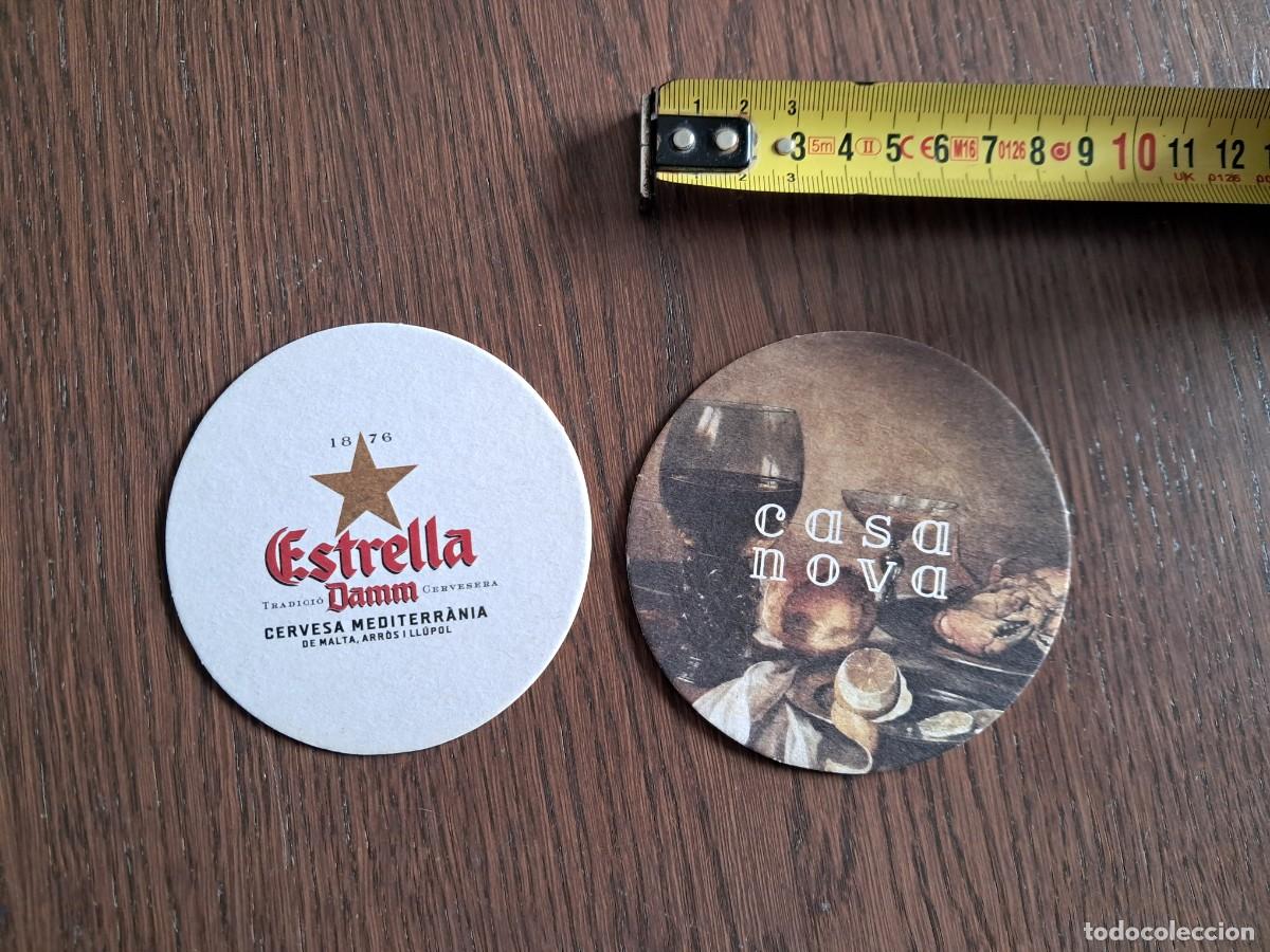 Coleccionismo de cervezas: posavasos de cerveza, Estrella Damm, pintor Casanova, bodeg&oacute;n.