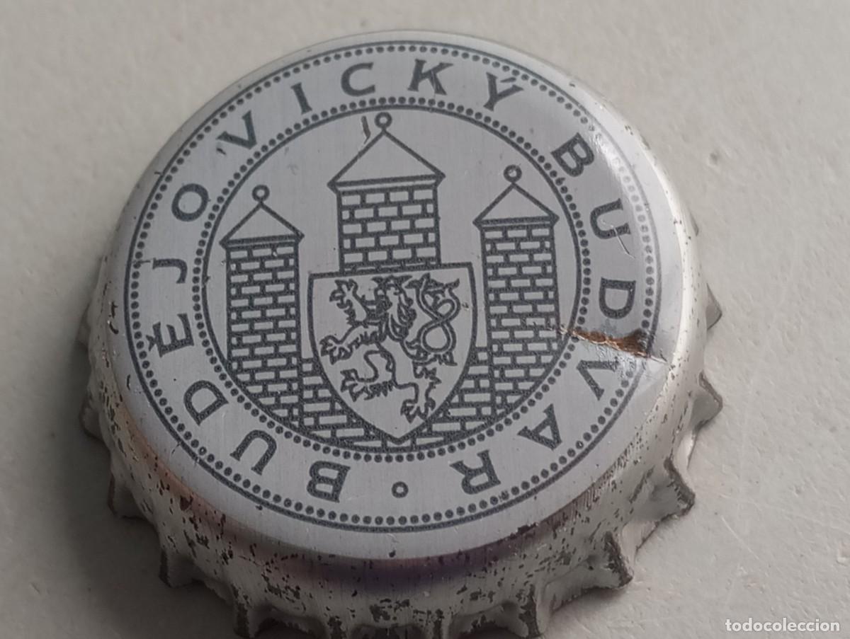Coleccionismo de cervezas: Chapa tap&oacute;n corona de la cerveza checa BUDEJOVICK&Yacute; BUDVAR