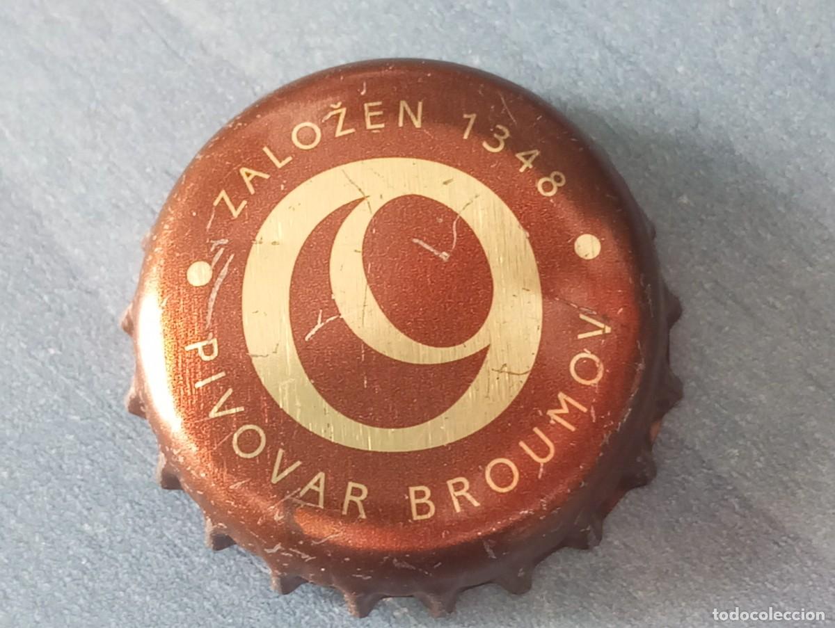 Coleccionismo de cervezas: Chapa tap&oacute;n corona de la cerveza checa PIVOVAR BROUMOV ZALOZEN 1348
