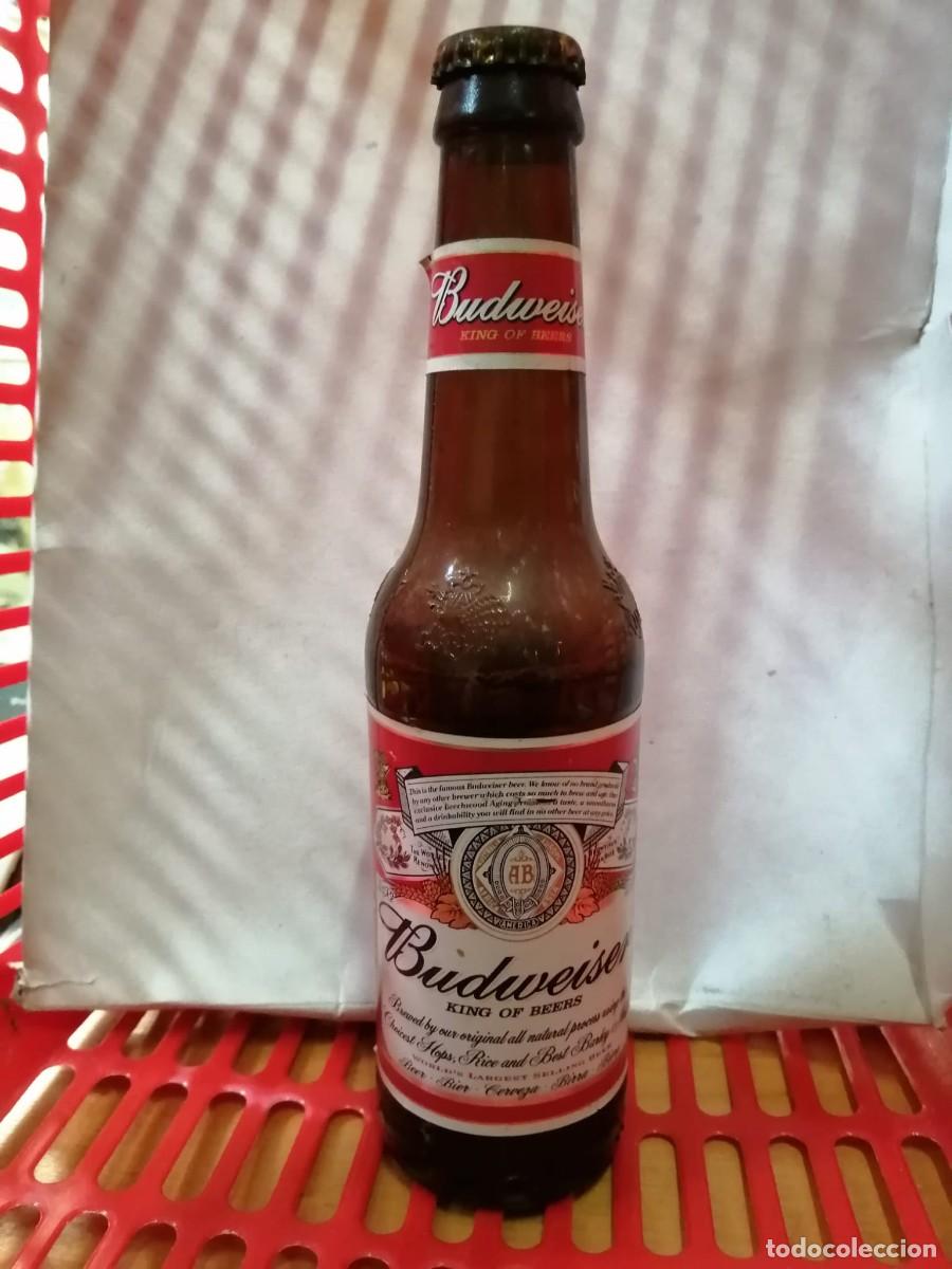Coleccionismo de cervezas: BOTELLA DE CERVEZA (LLENA) BUDWEISER