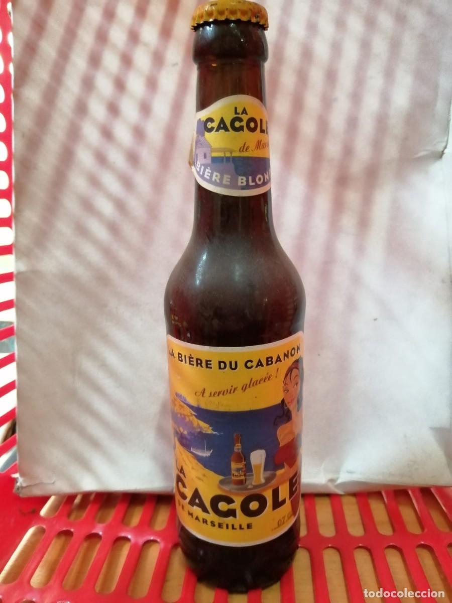 Coleccionismo de cervezas: BOTELLA DE CERVEZA (LLENA) LA CAGOLE DE MARSEILLE
