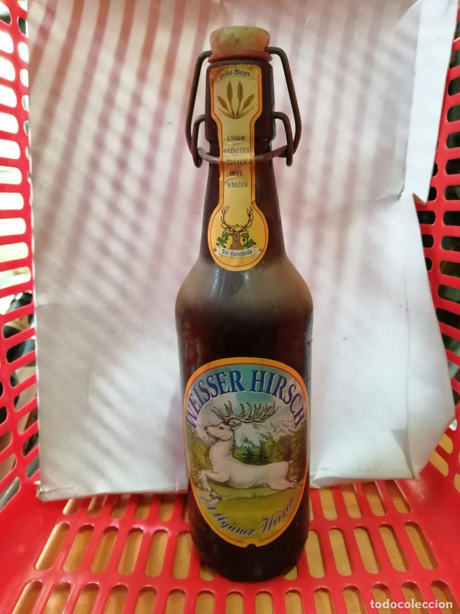 Coleccionismo de cervezas: BOTELLA DE CERVEZA (LLENA) WEISSER HIRSCH