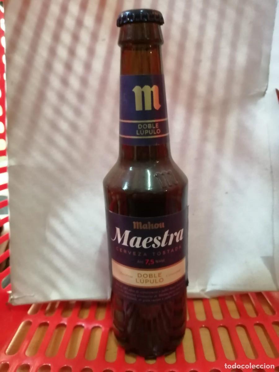 Coleccionismo de cervezas: BOTELLA DE CERVEZA (LLENA) MAHOU MAESTRA