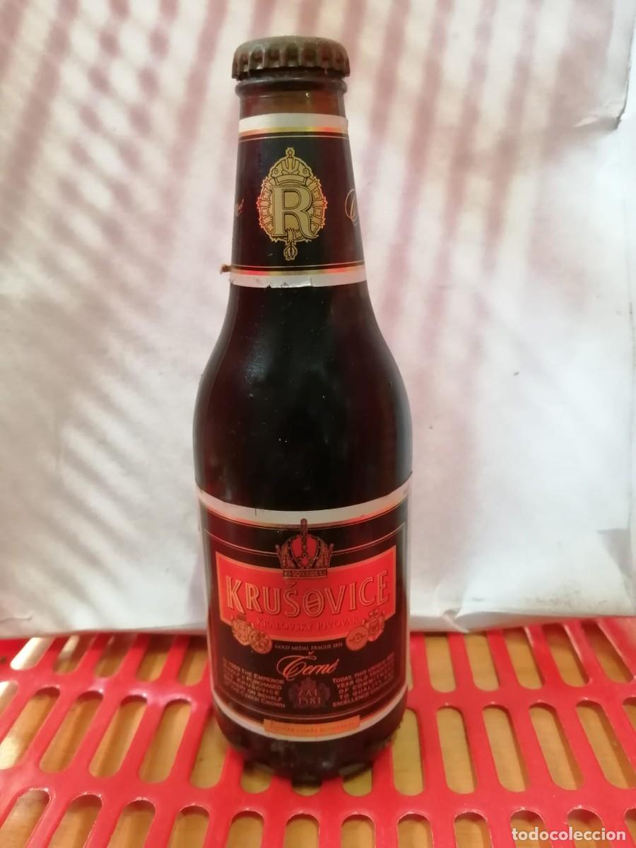 Coleccionismo de cervezas: BOTELLA DE CERVEZA (LLENA) KRUSOVICE