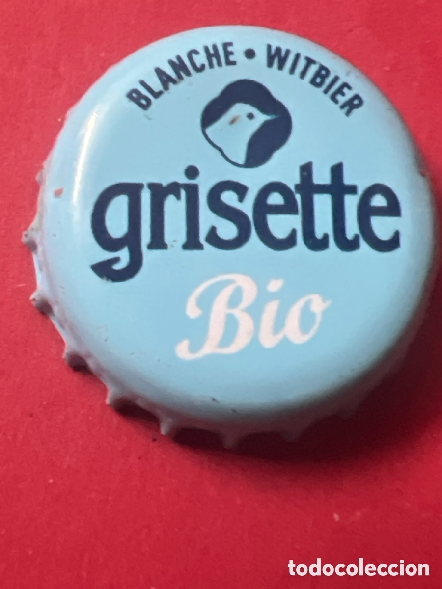 Coleccionismo de cervezas: G4. GRISETTE BLANCHE BIO BELGIAN BEER CROWN BELGIUM BOTTLE CAP