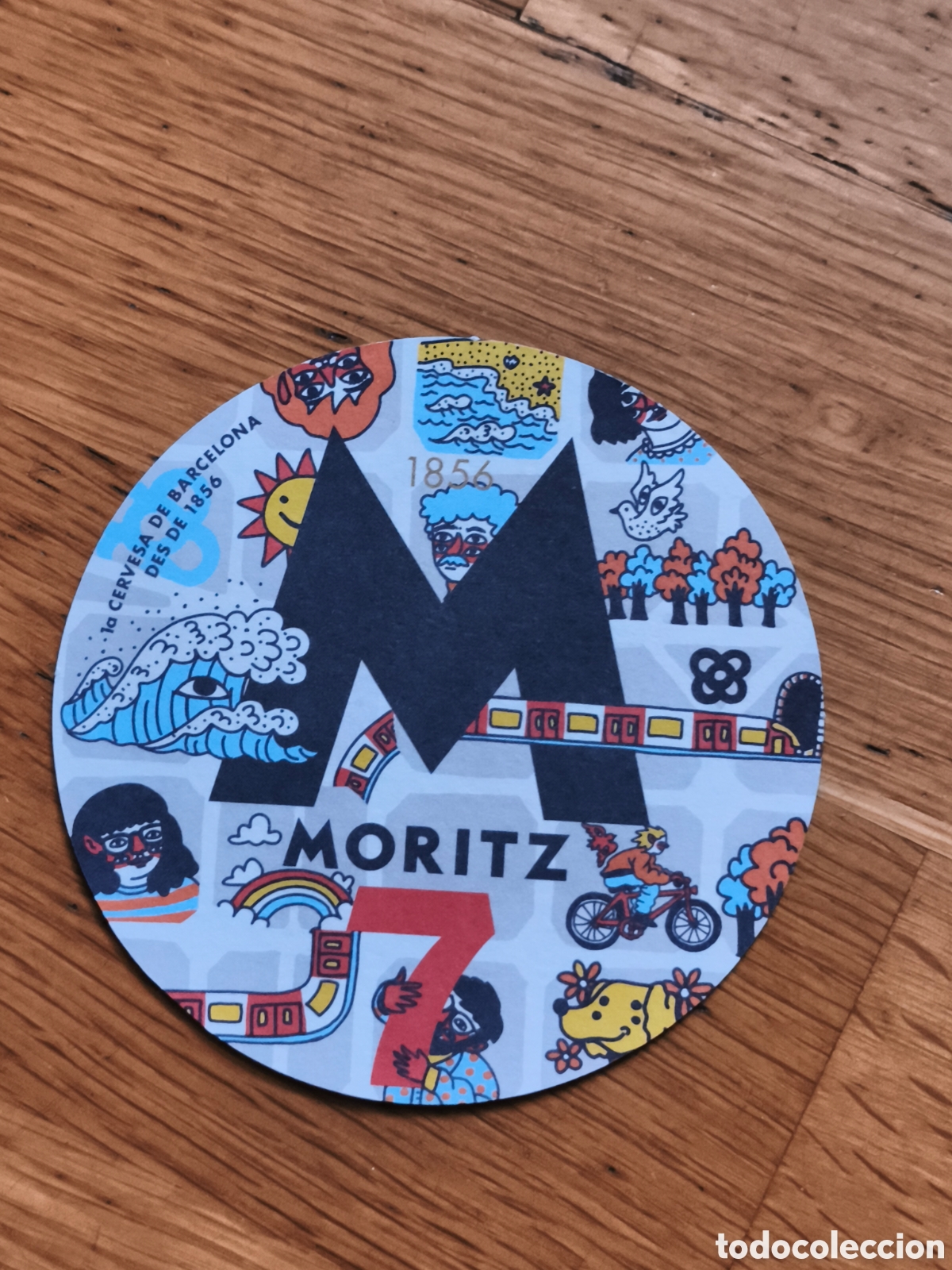 Coleccionismo de cervezas: Posavaso CERVEZA MORITZ nuevo !!