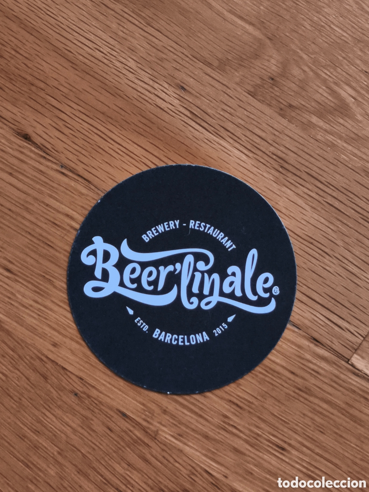 Coleccionismo de cervezas: Posavaso CERVEZA de Barcelona !!!