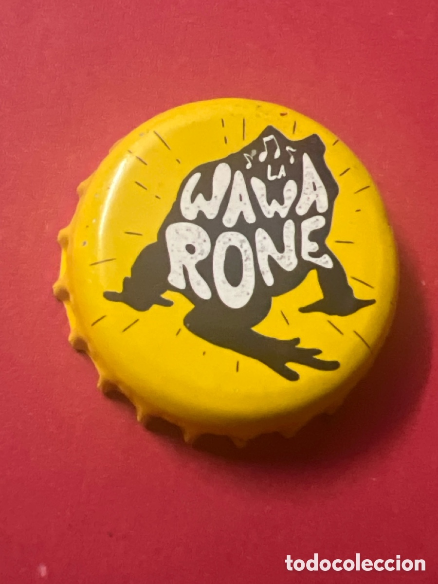 Coleccionismo de cervezas: G242. CHAPA CERVEZA - LA WAWA RONE - FRANCIA - Brasserie des 3 Clochers