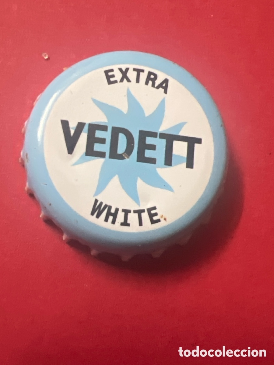 Coleccionismo de cervezas: G242. Chapa Cerveza Vedett Extra White