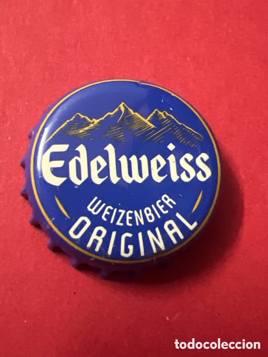 Coleccionismo de cervezas: V23. CHAPA DE CERVEZA EDELWEISS
