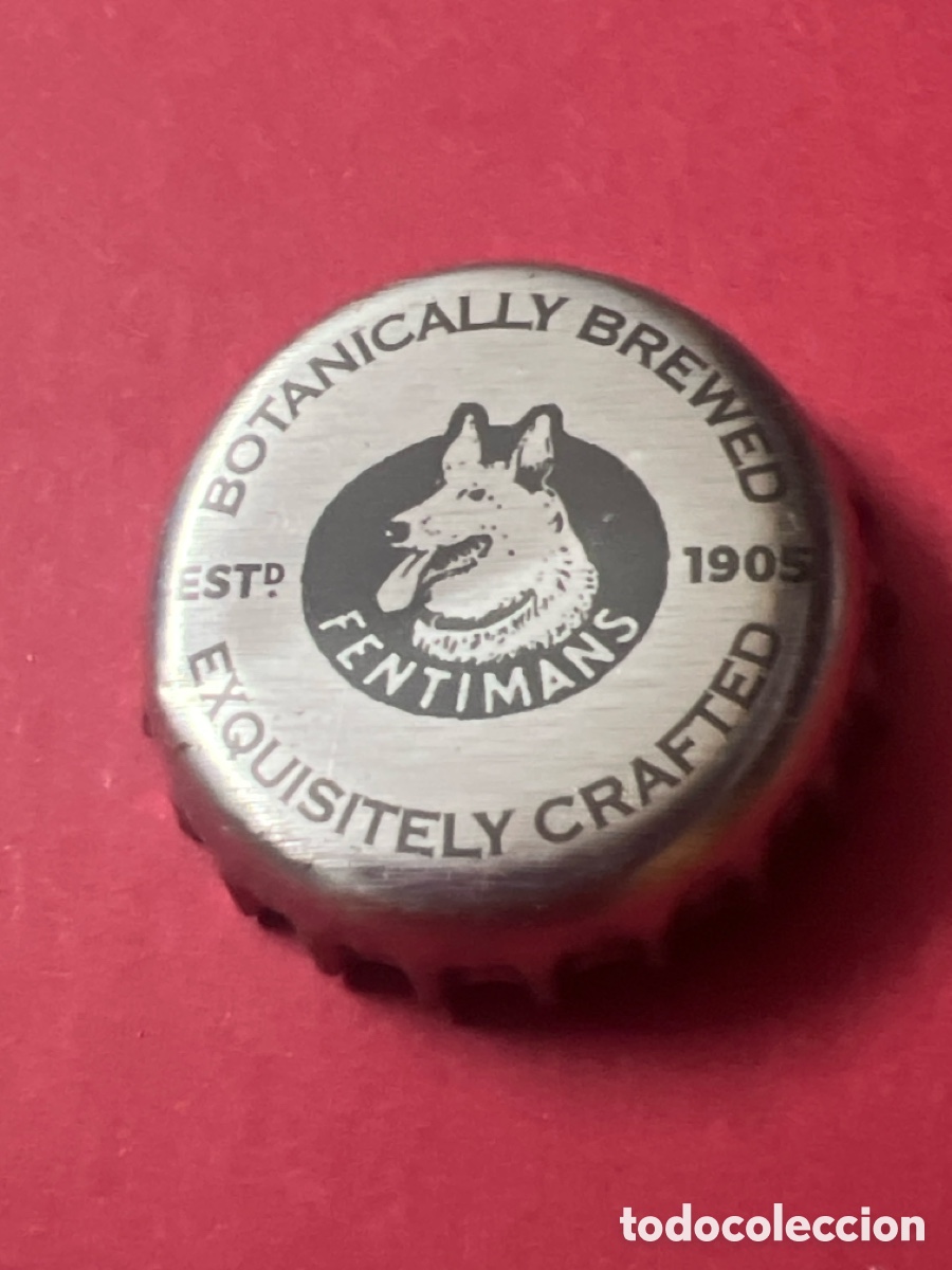 Coleccionismo de cervezas: H262. Chapa de cerveza - Botanically Brewed Crown Cap Beer Bottle Veneer Kronkorken