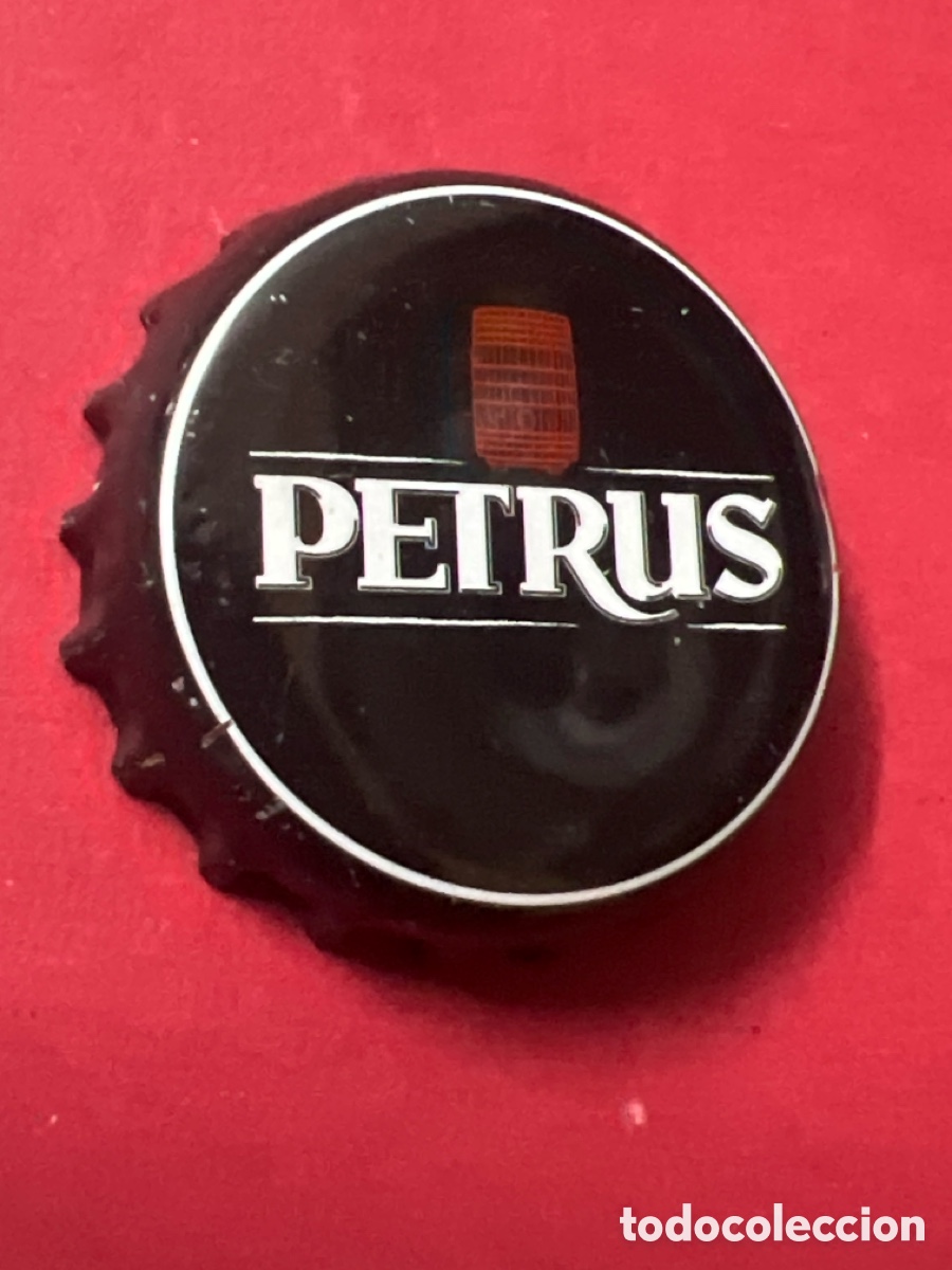 Coleccionismo de cervezas: E1087. Chapa tap&oacute;n corona de la cerveza belga PETRUS