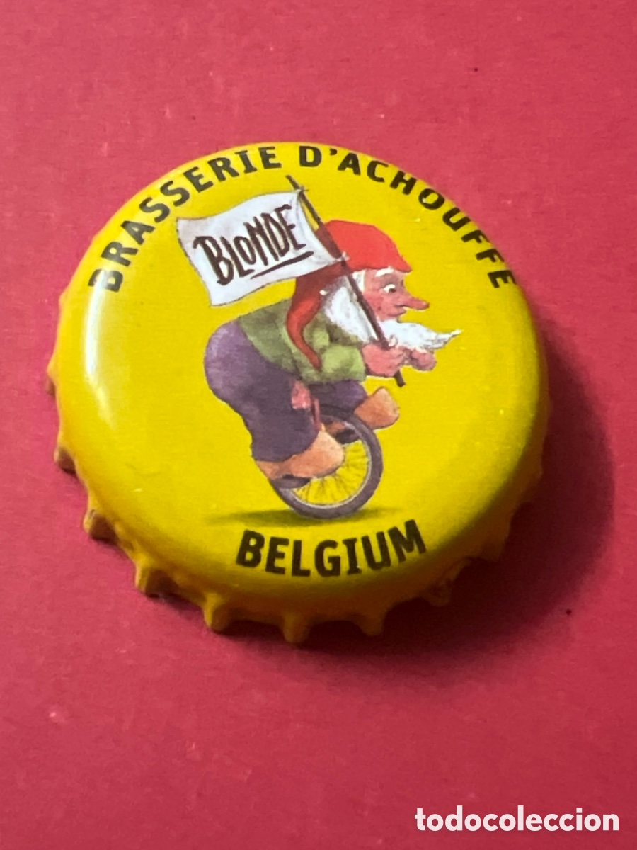 Coleccionismo de cervezas: E1089. CHAPA CORONA CERVEZA - Brasserie d'Achouffe - (BELGICA)