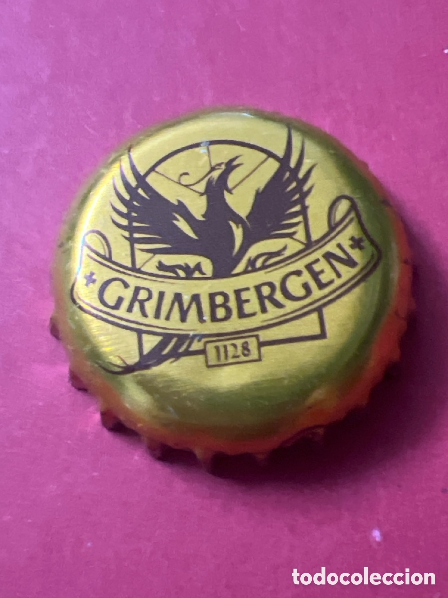 Coleccionismo de cervezas: E1107. CHAPA TAP&Oacute;N CORONA CERVEZA GRIMBERGEN