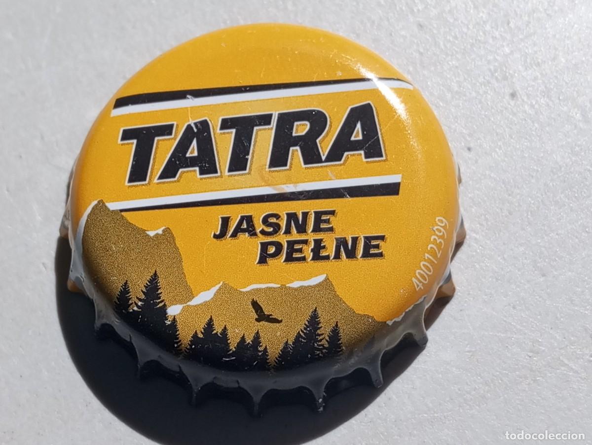 Coleccionismo de cervezas: Chapa tap&oacute;n corona de la cerveza polaca TATRA JASNE PELNE