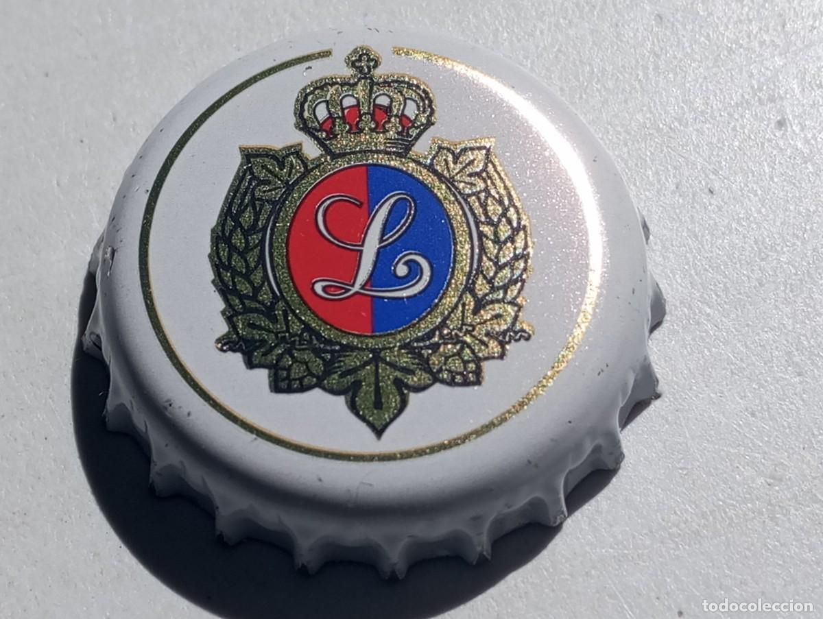 Coleccionismo de cervezas: Chapa tap&oacute;n corona de la cerveza polaca LEZAJSK