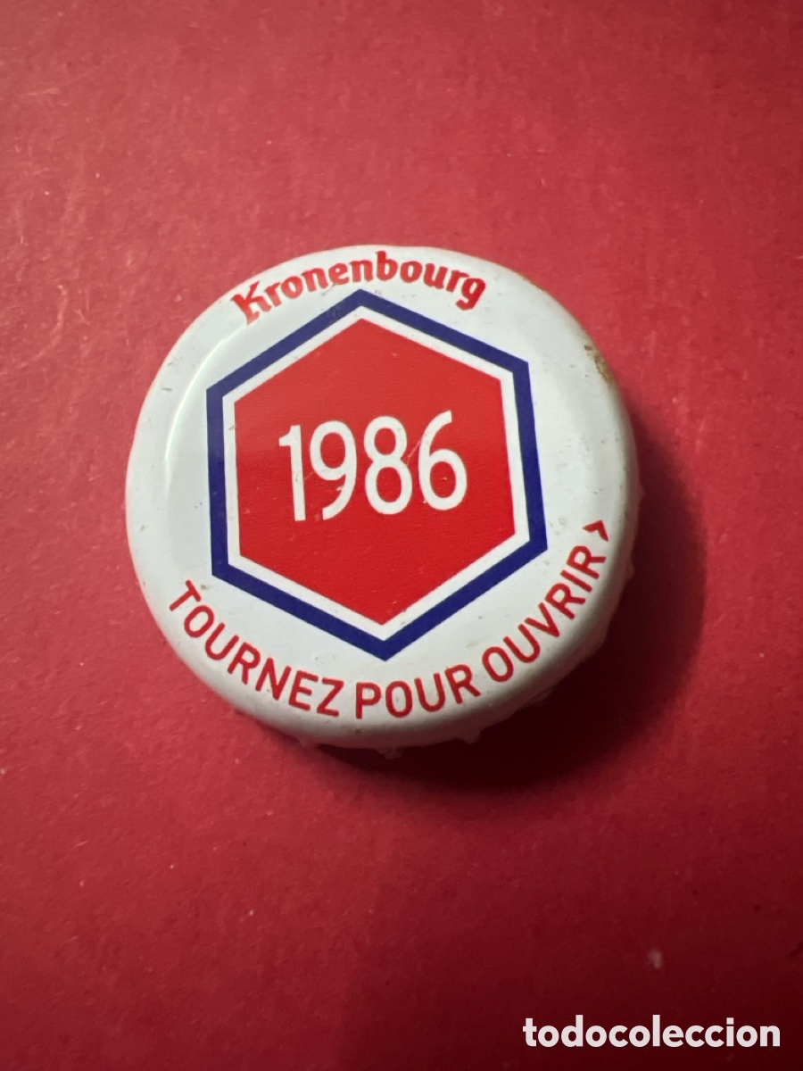 Coleccionismo de cervezas: E1122. E1117. CHAPA CERVEZA - KRONENBOURG