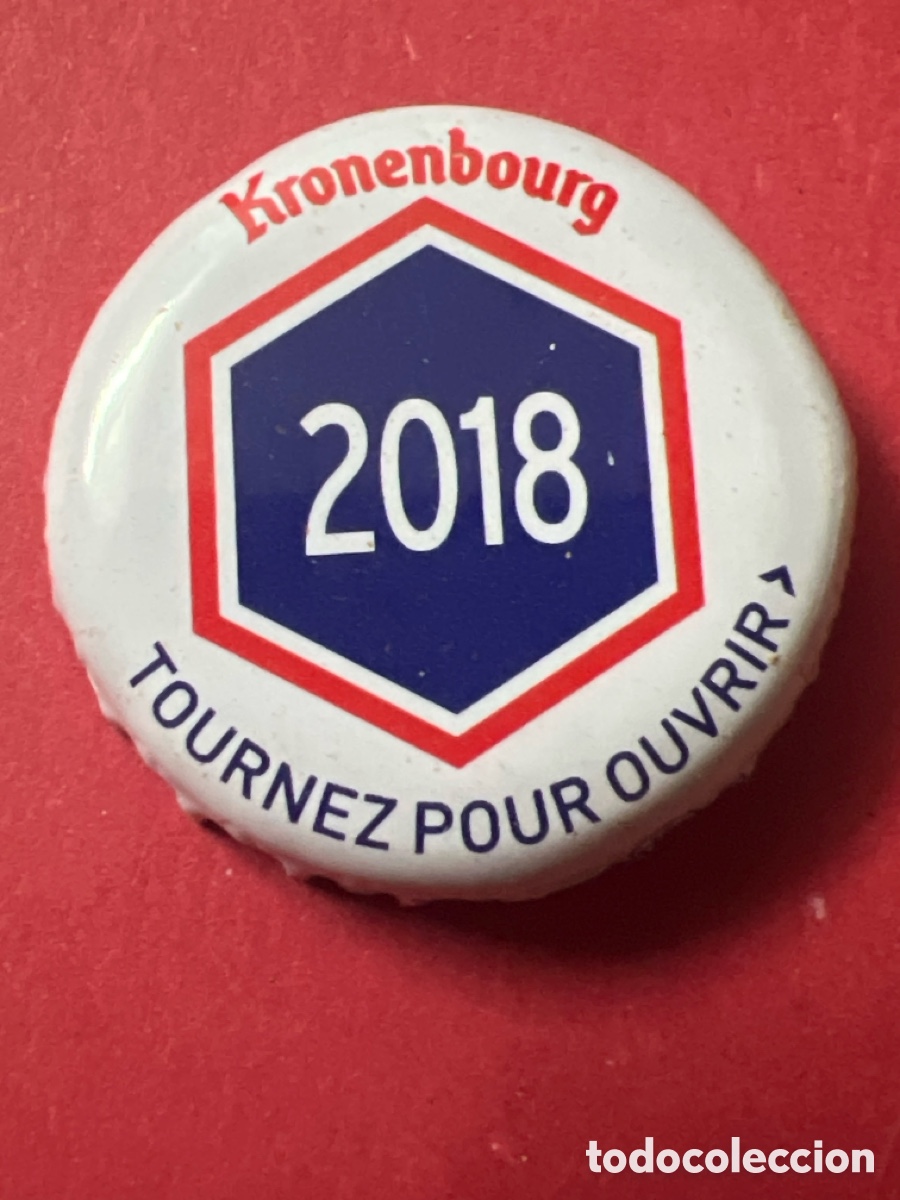 Coleccionismo de cervezas: E35. E1117. CHAPA CERVEZA - KRONENBOURG