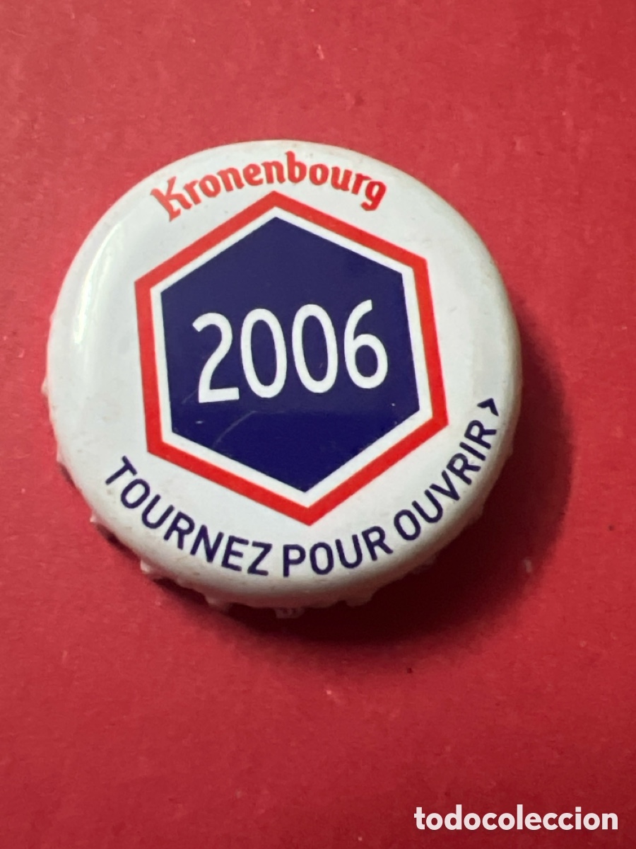 Coleccionismo de cervezas: E130. E1117. CHAPA CERVEZA - KRONENBOURG