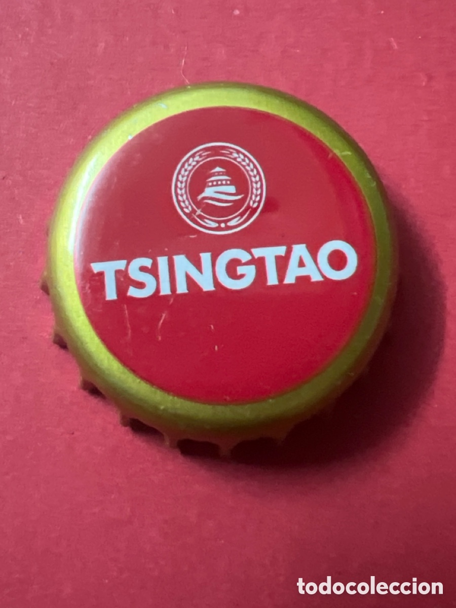 Coleccionismo de cervezas: T4/X27/i4. TAPON CORONA CHAPA BEER BOTTLE CAP KRONKORKEN TAPPI CAPSULE TSINGTAO - CHINA