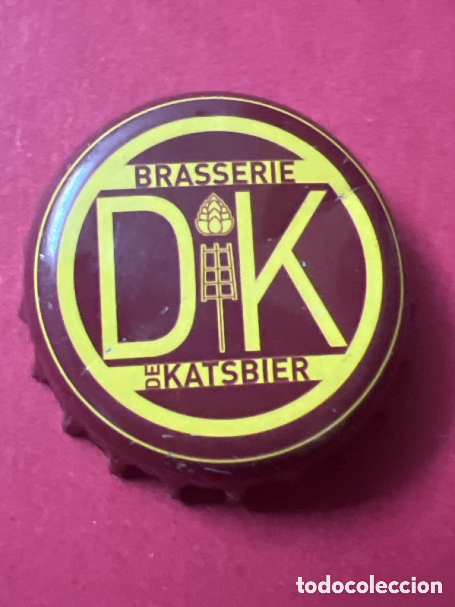Coleccionismo de cervezas: T4/X27/i5. CHAPA CERVEZA - DK Brasserie de Katsbier - FRANCIA