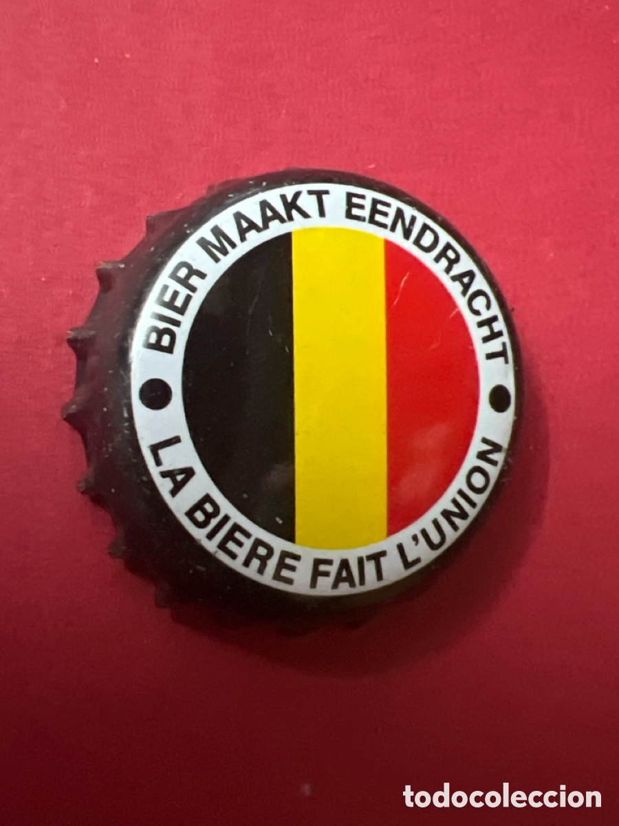 Coleccionismo de cervezas: T4/X27/L6. CHAPA CERVEZA - Bier maakt Eendracht La Biere fait l'Union