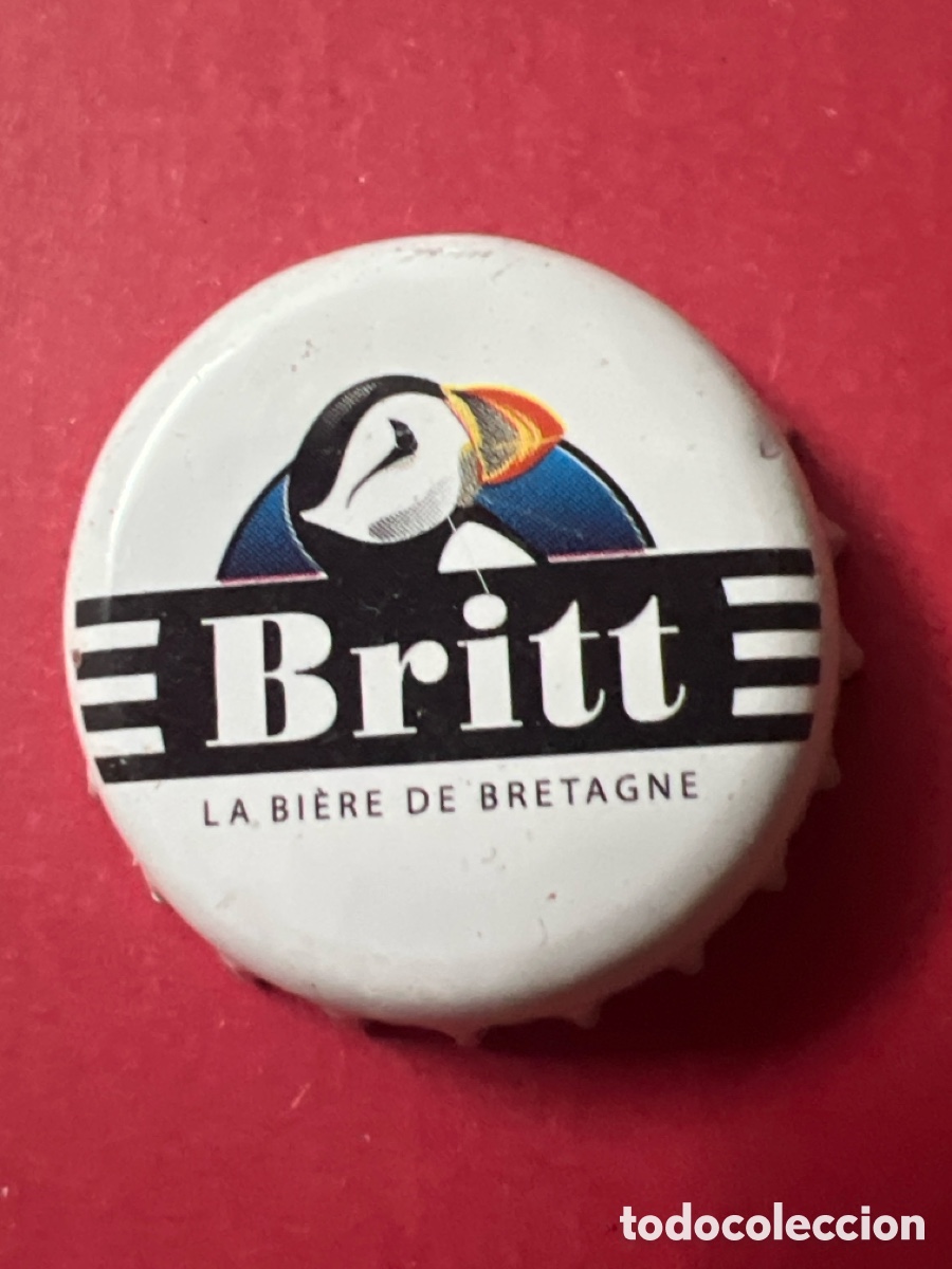 Coleccionismo de cervezas: T4/X27/N3. CHAPA CERVEZA - Britt La bi&egrave;re de Bretagne