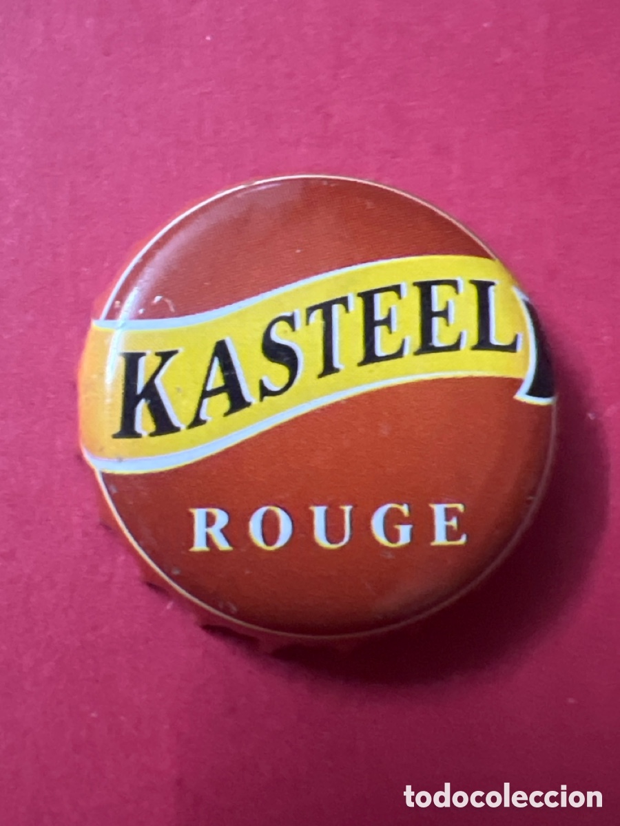 Coleccionismo de cervezas: T4/X27/N4. Chapa Cerveza Kasteel Rouge