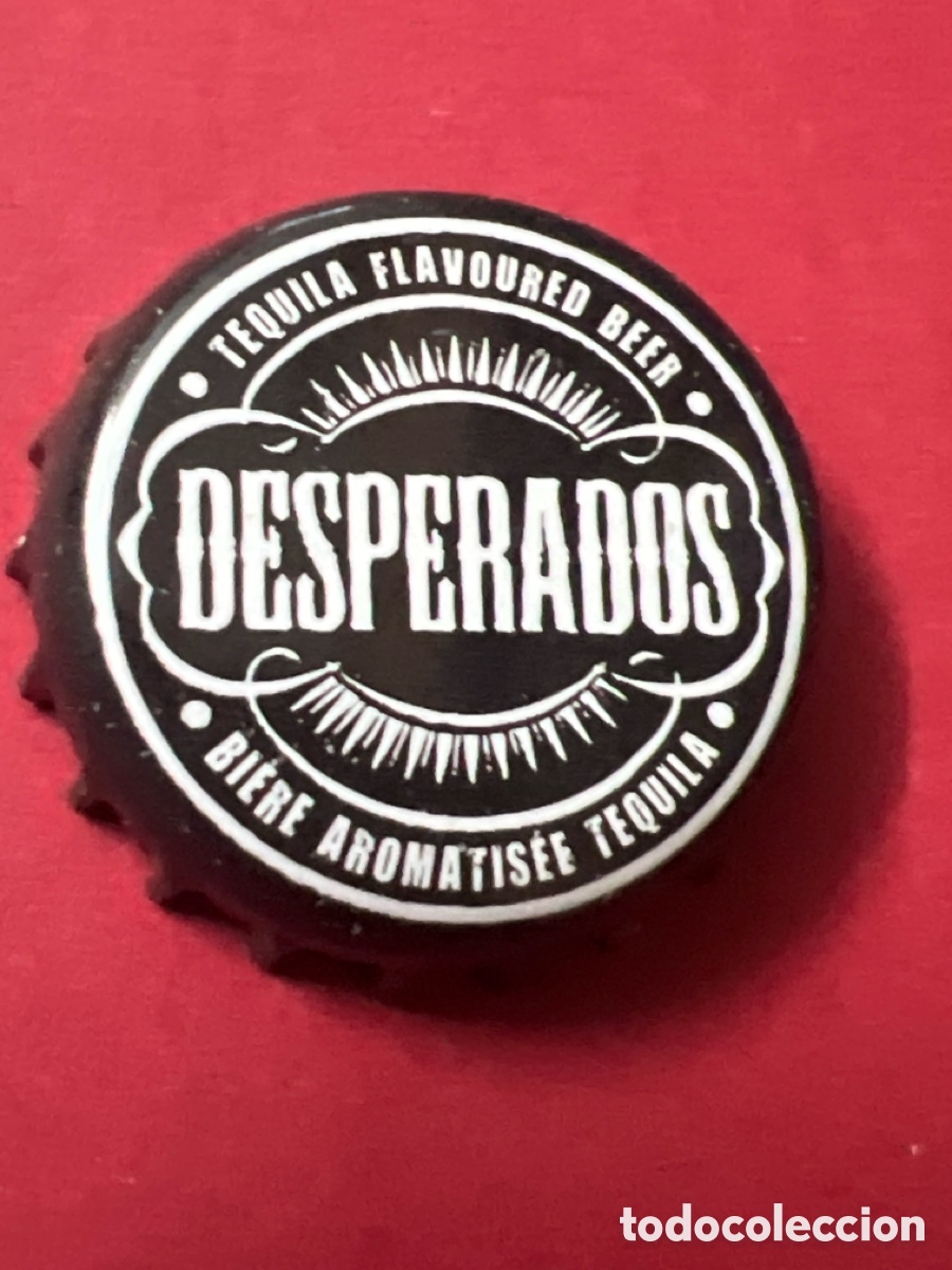 Coleccionismo de cervezas: T4/X27/N6. CHAPA CERVEZA - Desperados Tequila Flavoured Beer - Bi&egrave;re Aromatis&eacute;e Tequila