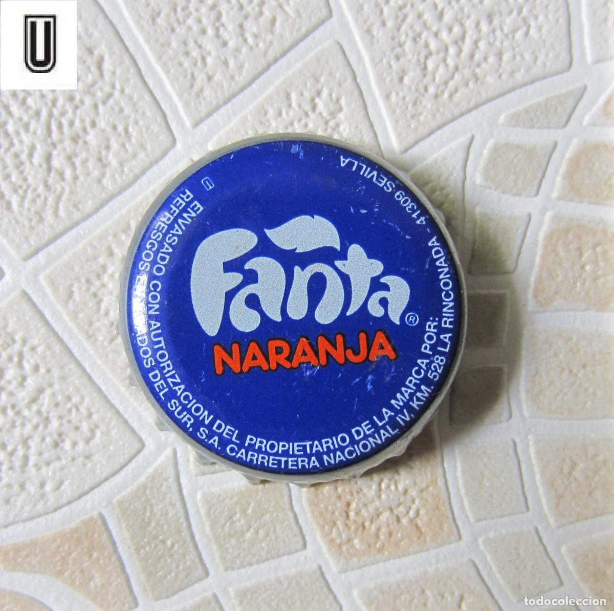 Coleccionismo de cervezas: CHAPAS TAPON CORONA CHAPA REFRESCO FANTA NARANJA
