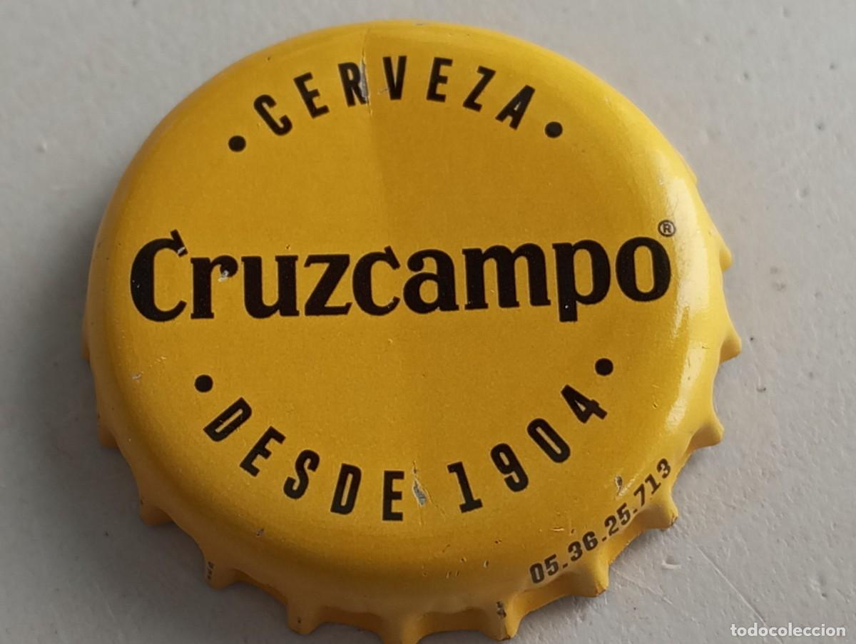 Coleccionismo de cervezas: Chapa tap&oacute;n corona de la cerveza espa&ntilde;ola CRUZCAMPO RADLER CERVEZA DESDE 1904