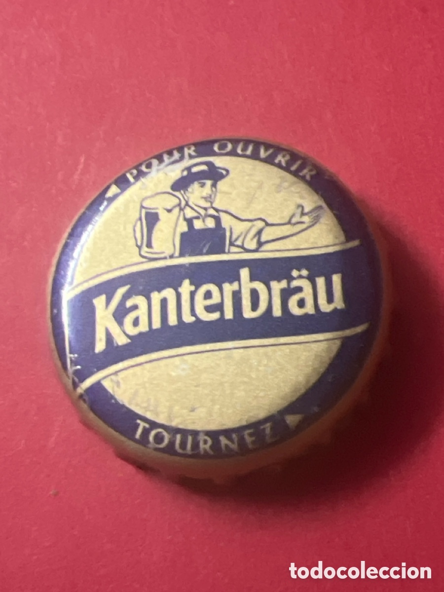 Coleccionismo de cervezas: T4/X24/G5. CHAPA CERVEZA - Kanterbr&auml;u pour ouvrir tournez - FRANCIA