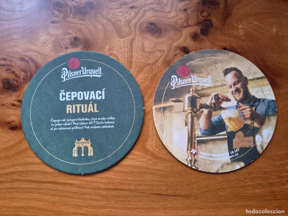Coleccionismo de cervezas: POSAVASOS CERVEZA REP. CHECA PILSNER URQUELL