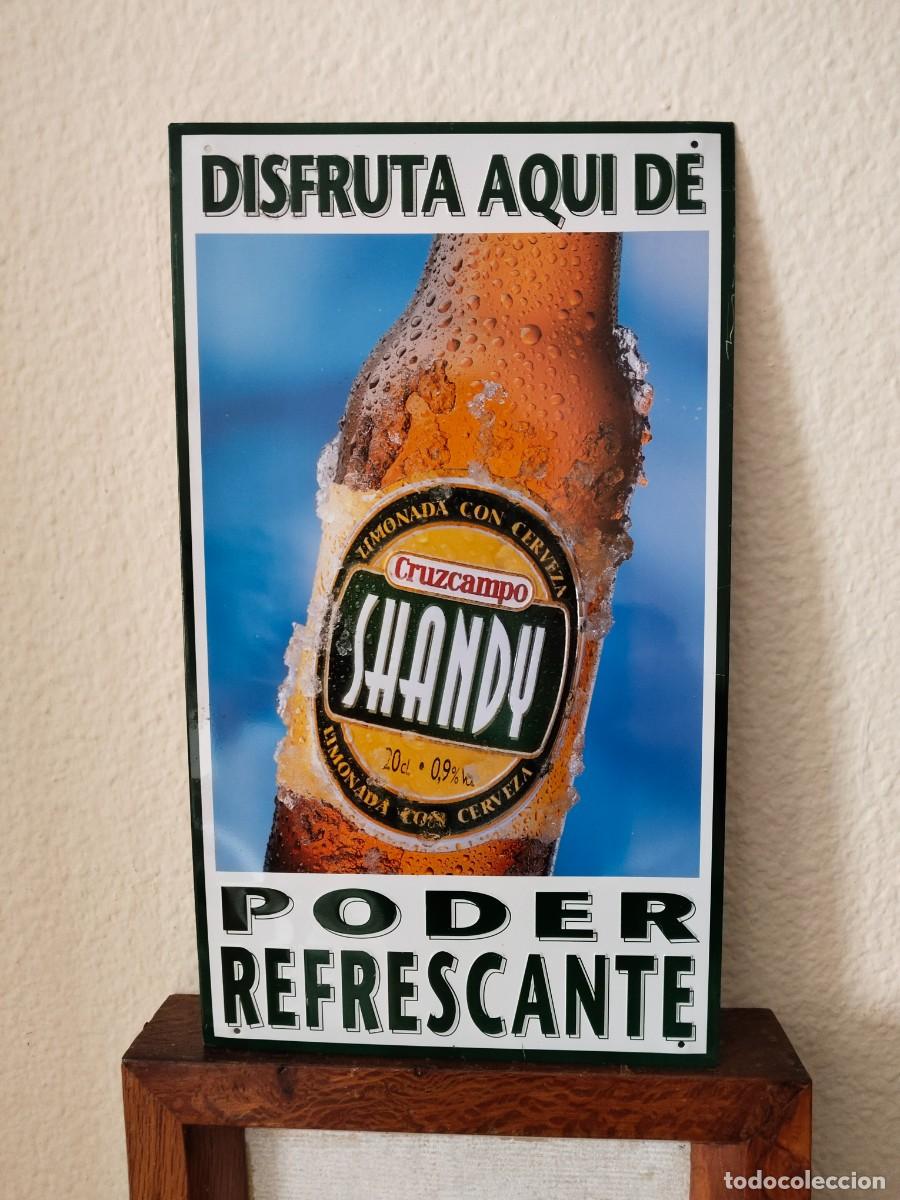 Coleccionismo de cervezas: Chapa de Cerveza Shandy de Cruzcampo.
