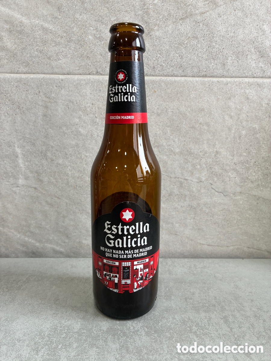 Coleccionismo de cervezas: Tercio estrella galicia edicion Madrid 2026 vacio