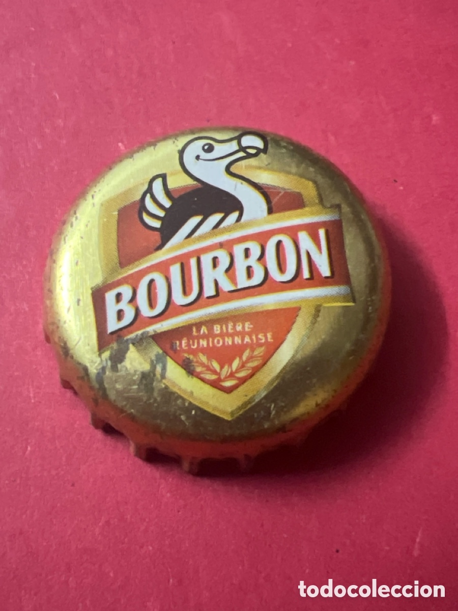 Coleccionismo de cervezas: T4/X26/G2. CHAPA CERVEZA - Bourbon La bi&egrave;re r&eacute;unionnaise