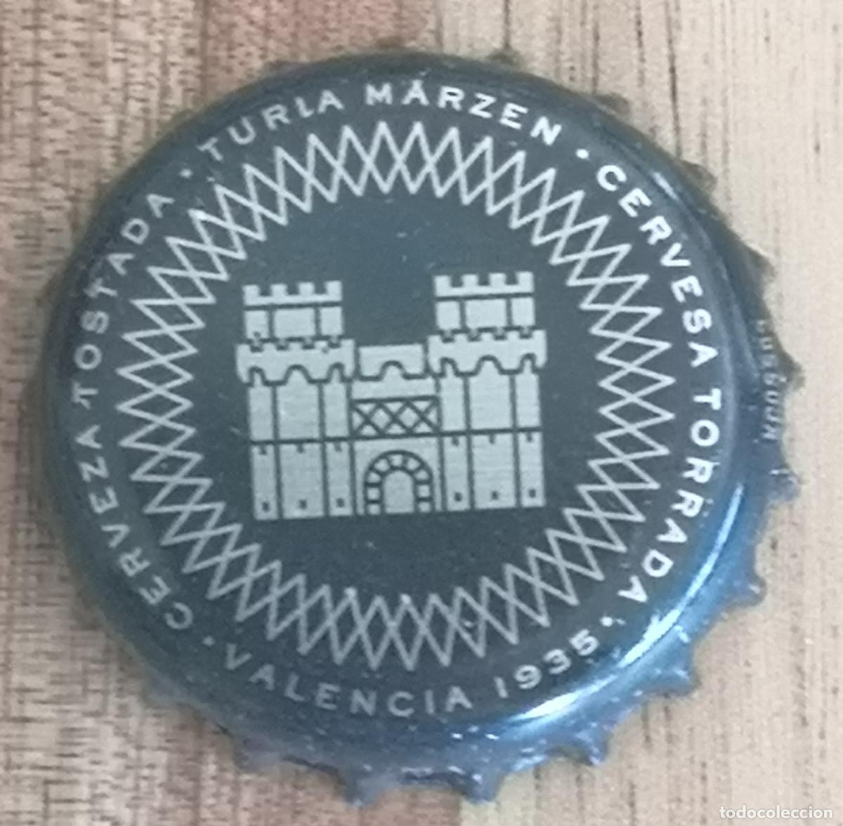 Coleccionismo de cervezas: TAPON CHAPA CORONA CERVEZA CERVESA TURIA MARZEN TOSTADA TORRADA ( Valencia )