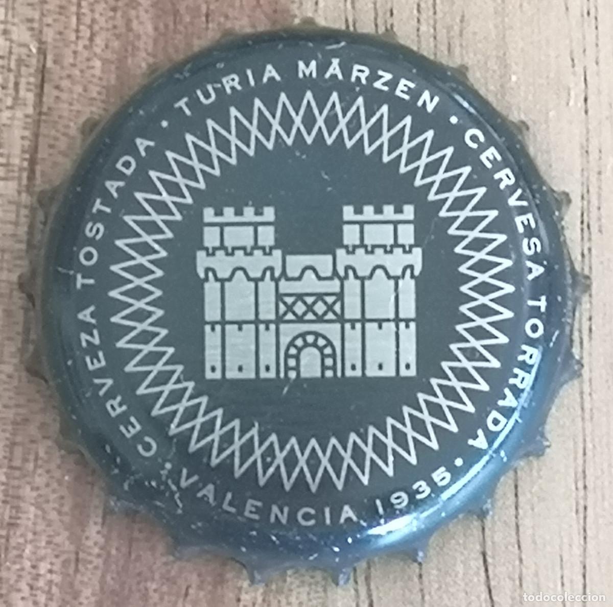 Coleccionismo de cervezas: TAPON CHAPA CORONA CERVEZA CERVESA TURIA MARZEN TOSTADA TORRADA ( Valencia )