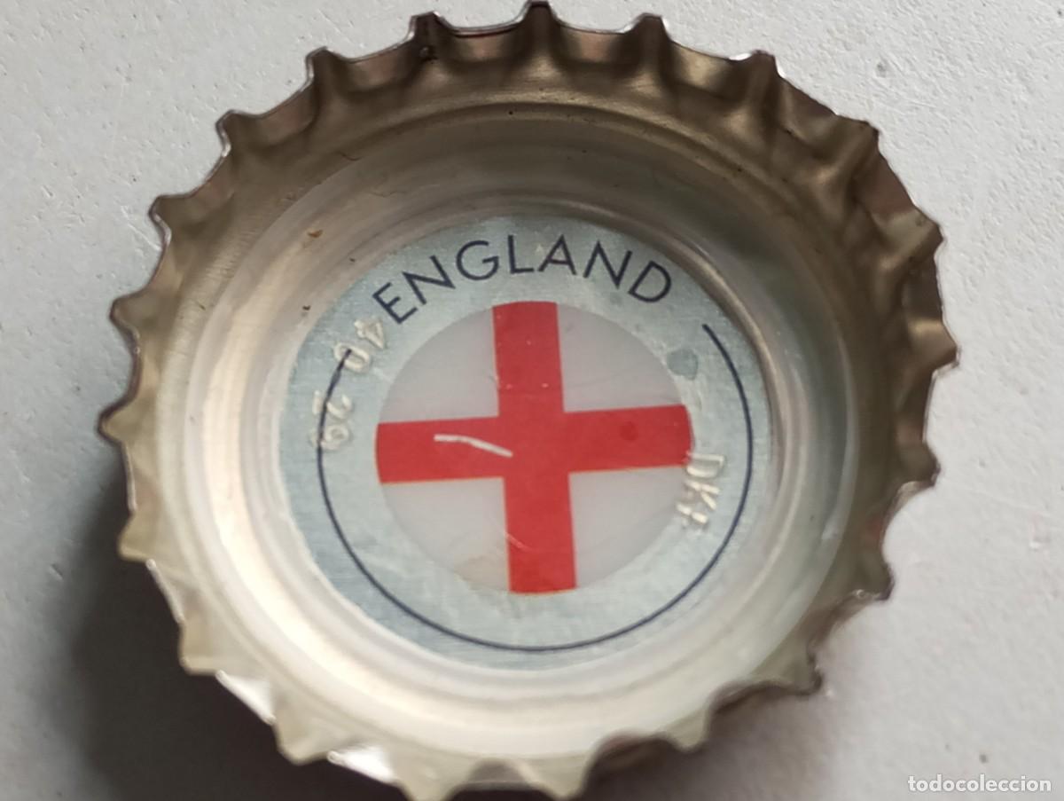 Coleccionismo de cervezas: Chapa tap&oacute;n corona de la cerveza alemana BITBURGER PREMIUM PILS UEFA EURO2024 - INGLATERRA