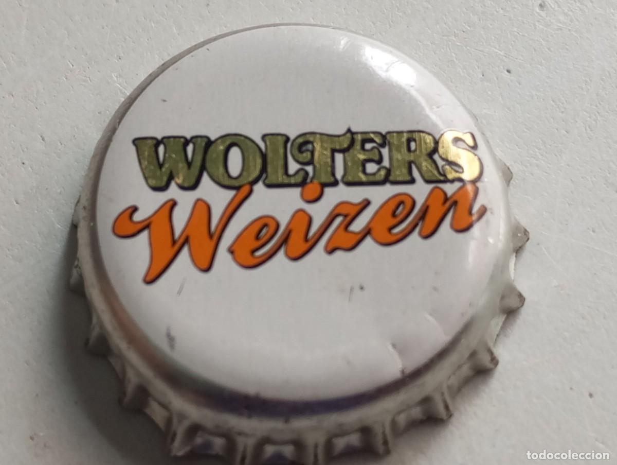 Coleccionismo de cervezas: Chapa tap&oacute;n corona de la cerveza alemana WOLTERS WEIZEN
