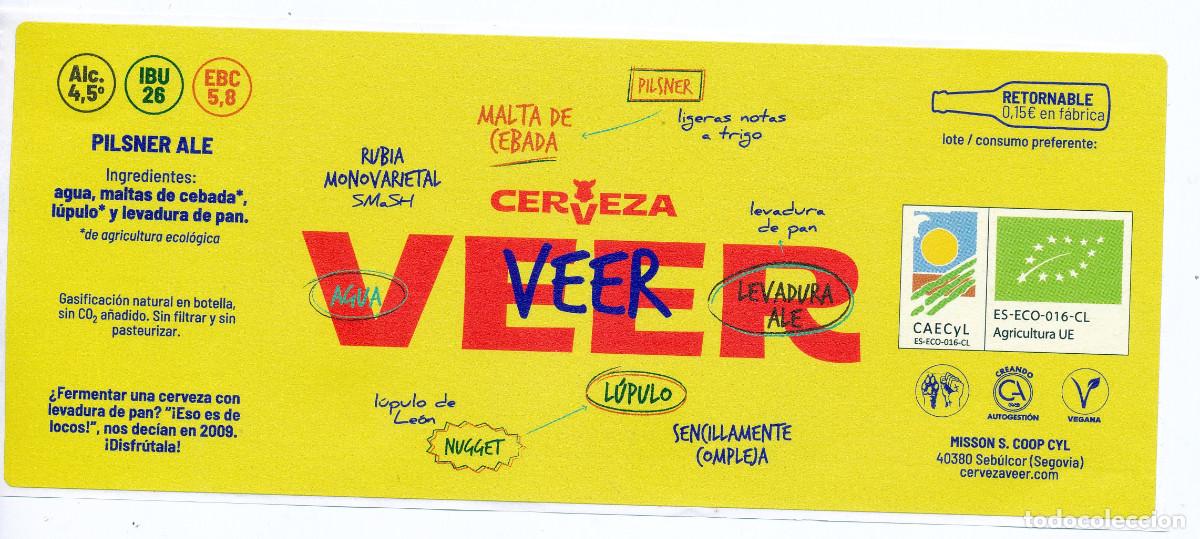 Coleccionismo de cervezas: ESPA&Ntilde;A SPAIN - ETIQUETA LABEL - CERVEZA BEER