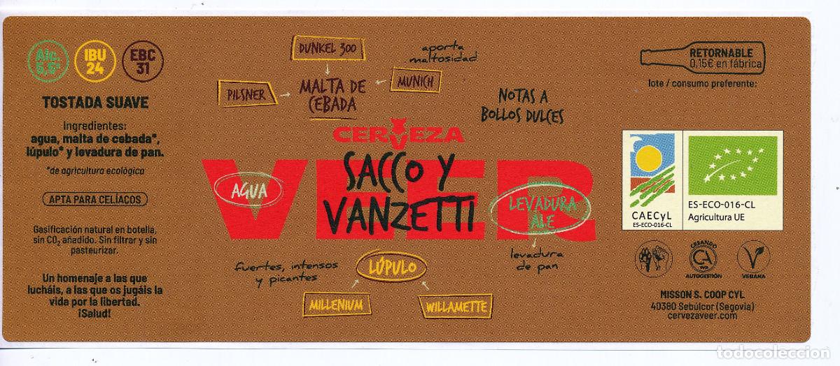 Coleccionismo de cervezas: ESPA&Ntilde;A SPAIN - ETIQUETA LABEL - CERVEZA BEER