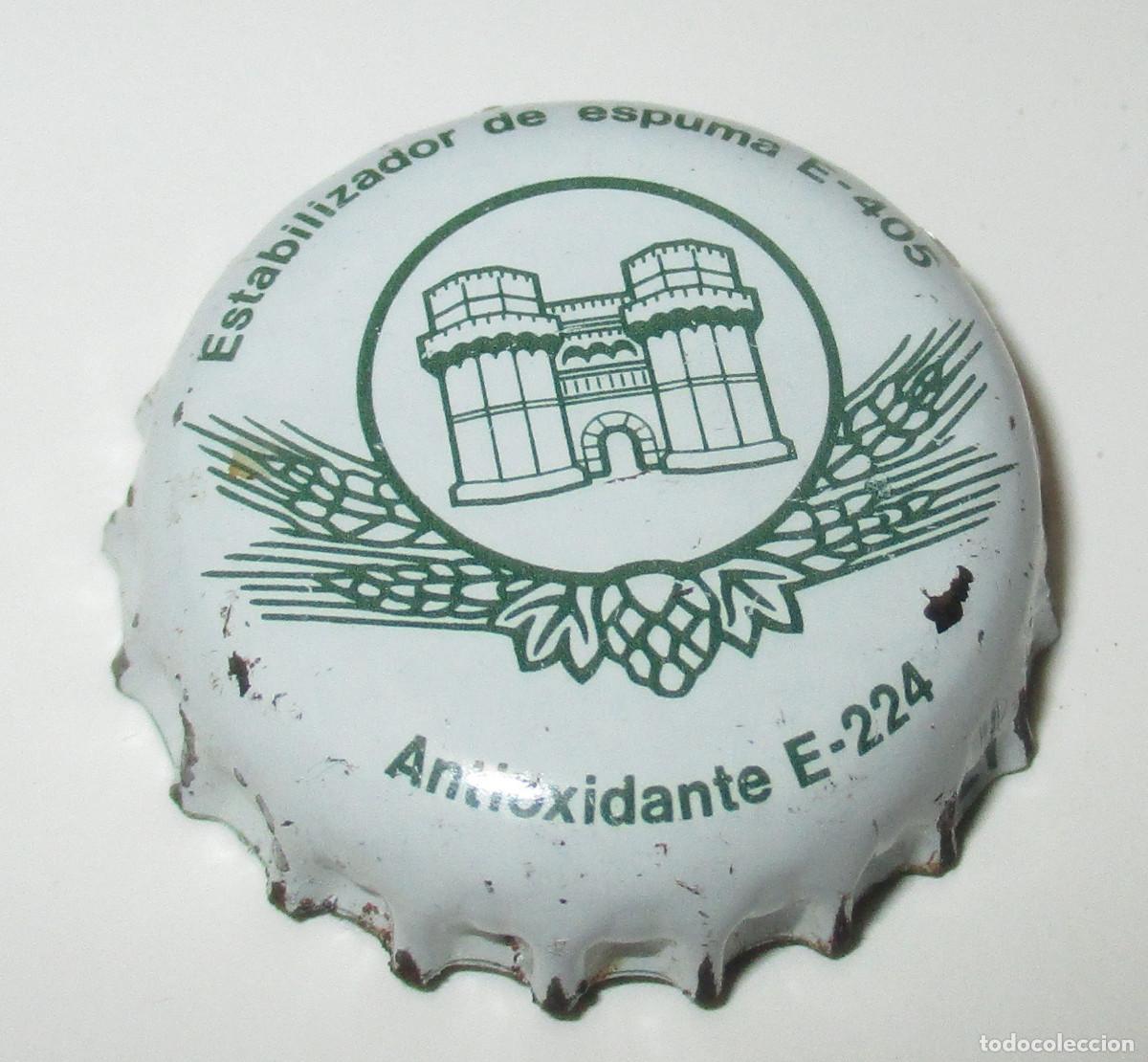 Coleccionismo de cervezas: Chapa, tap&oacute;n, corona, cerveza TURIA, blanca, rara??
