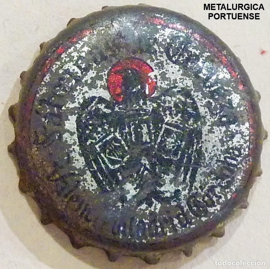 Coleccionismo de cervezas: Chapa cerveza AGUILA plateada xapa kronkorken bottle cap capsule tappi