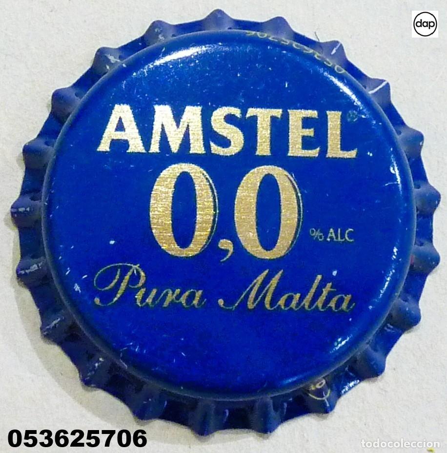 Coleccionismo de cervezas: Chapa cerveza AMSTEL 0,0 Malta xapa kronkorken bottle cap capsule tappi SIN USAR