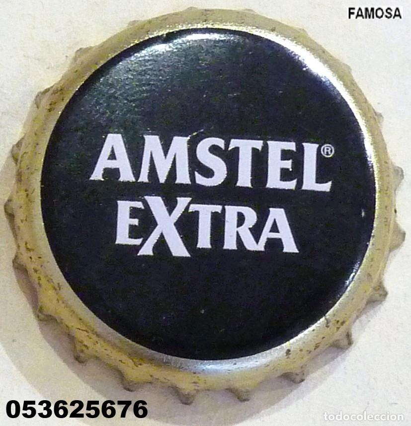 Coleccionismo de cervezas: Chapa cerveza AMSTEL Extra xapa kronkorken bottle cap capsule tappi