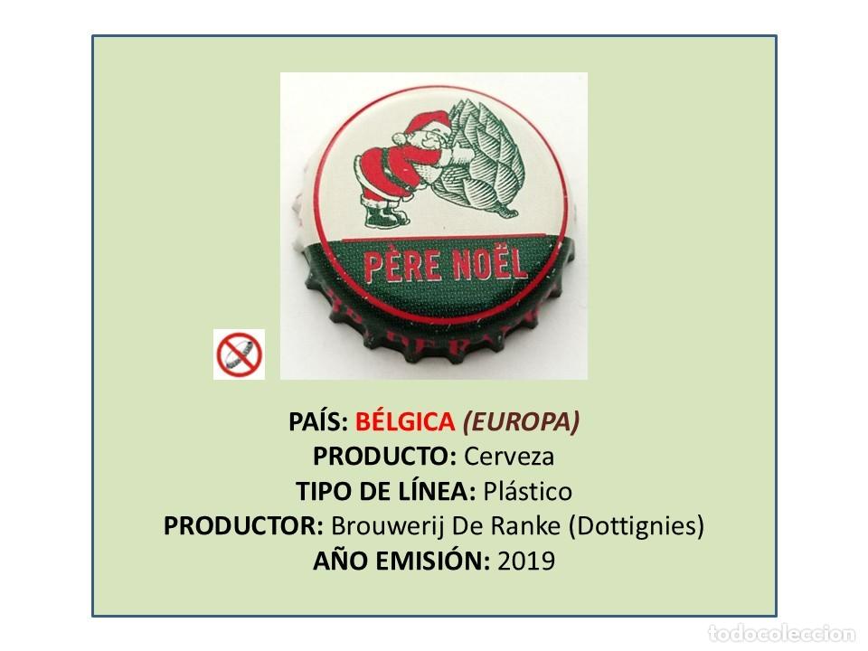 Coleccionismo de cervezas: TAPON CORONA CAPSULA CHAPA CERVEZA DE RANKE P&Egrave;RE NO&Euml;L (B&Eacute;LGICA)