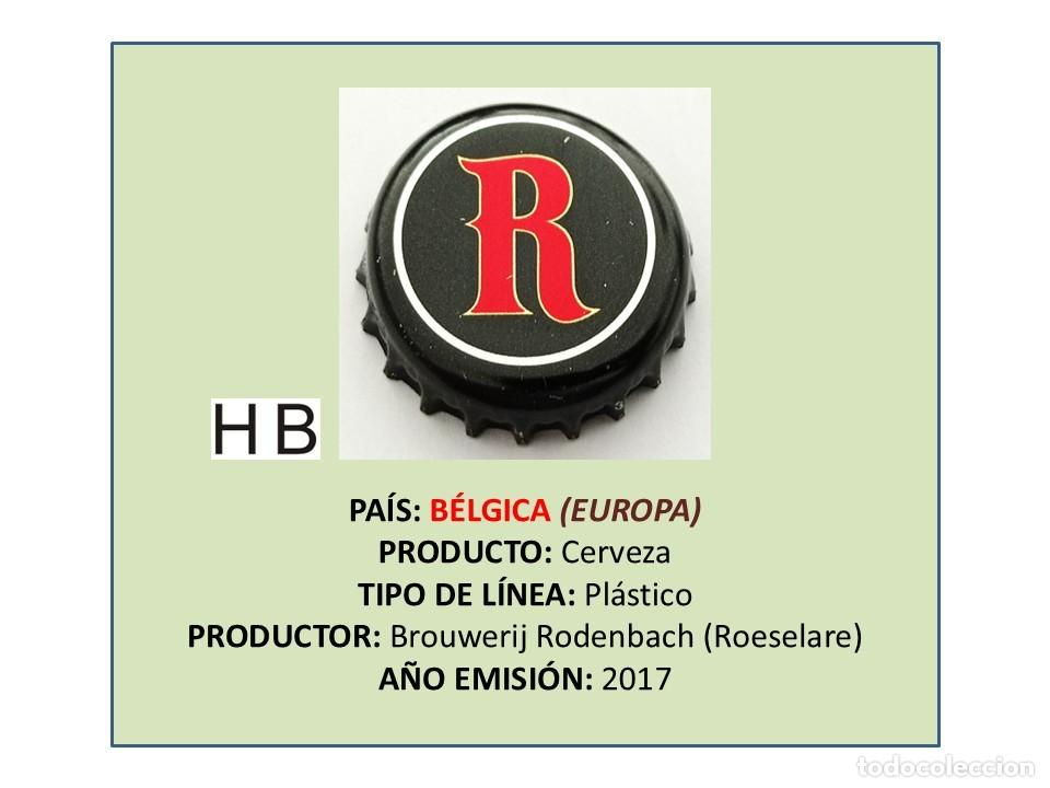 Coleccionismo de cervezas: TAPON CORONA CAPSULA CHAPA CERVEZA RODENBACH (B&Eacute;LGICA)